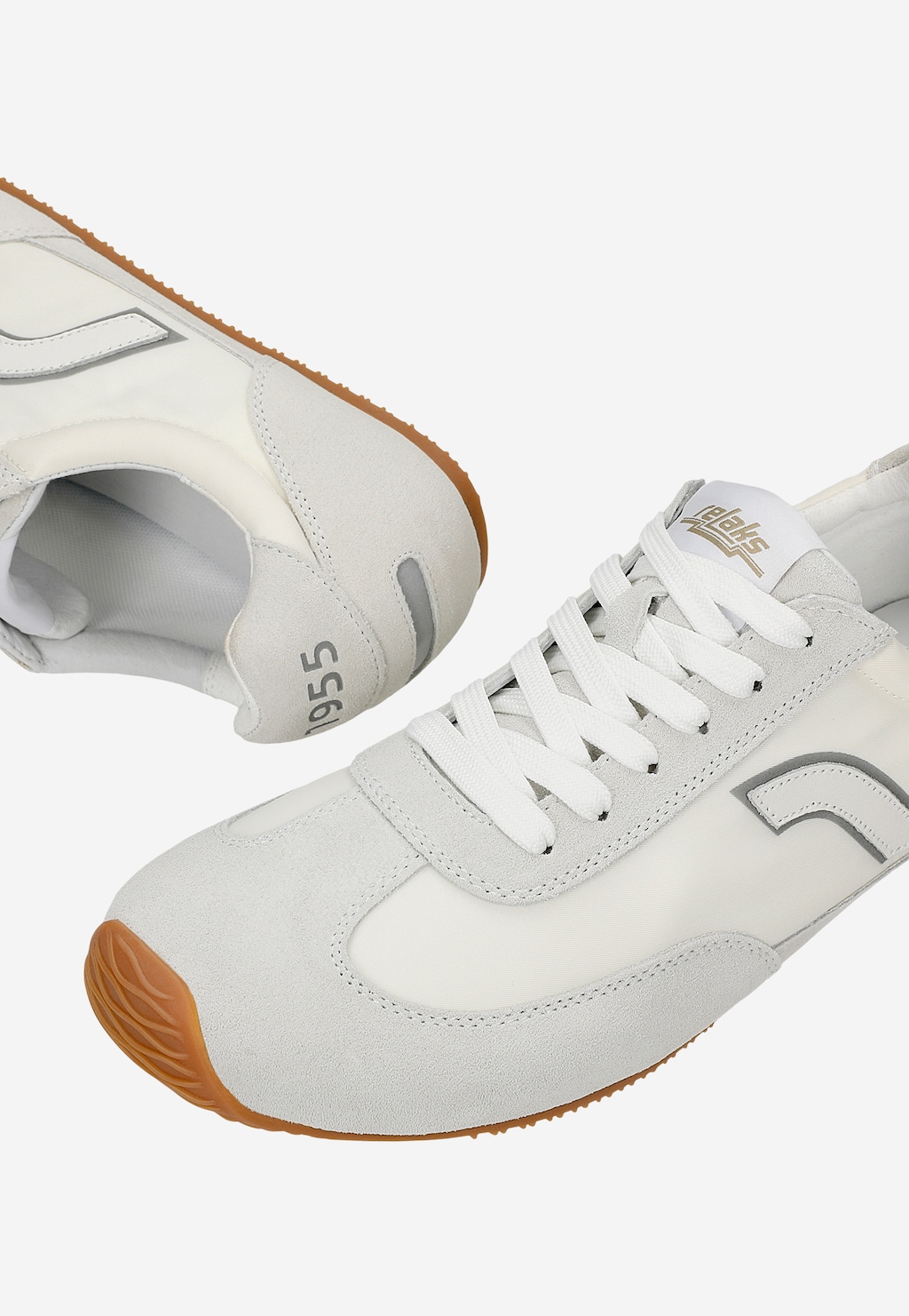 Białe sneakersy RELAKS na płaskiej podeszwie R34209-89 Widok 6