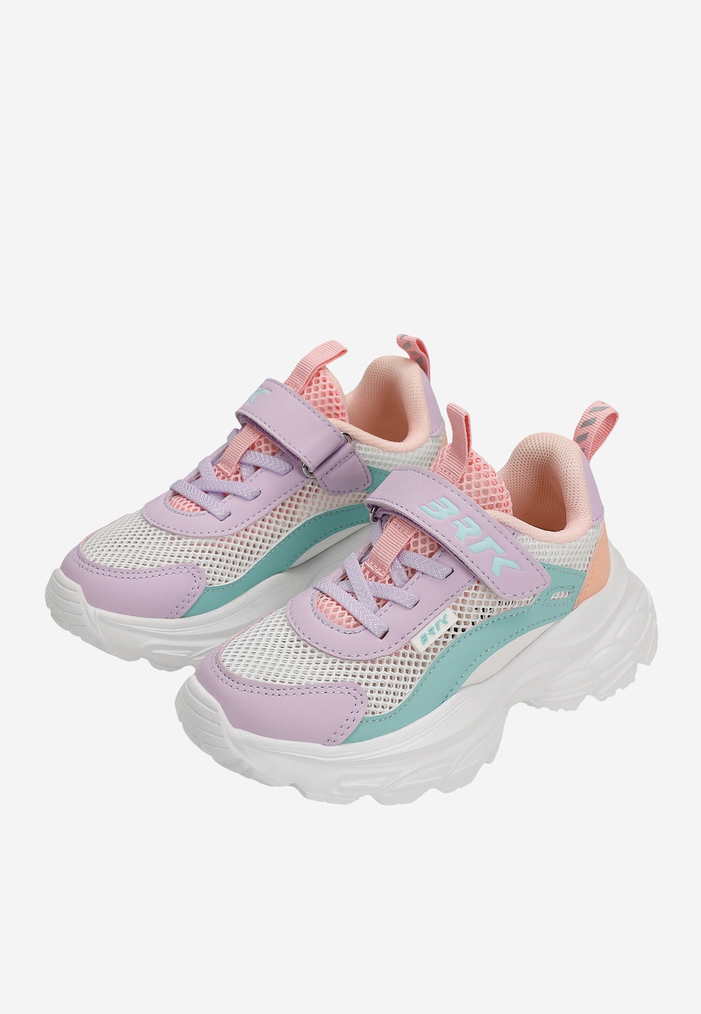 Barevné tenisky pro dívky na masivní podrážce BARTEK 87008-16 Widok 8