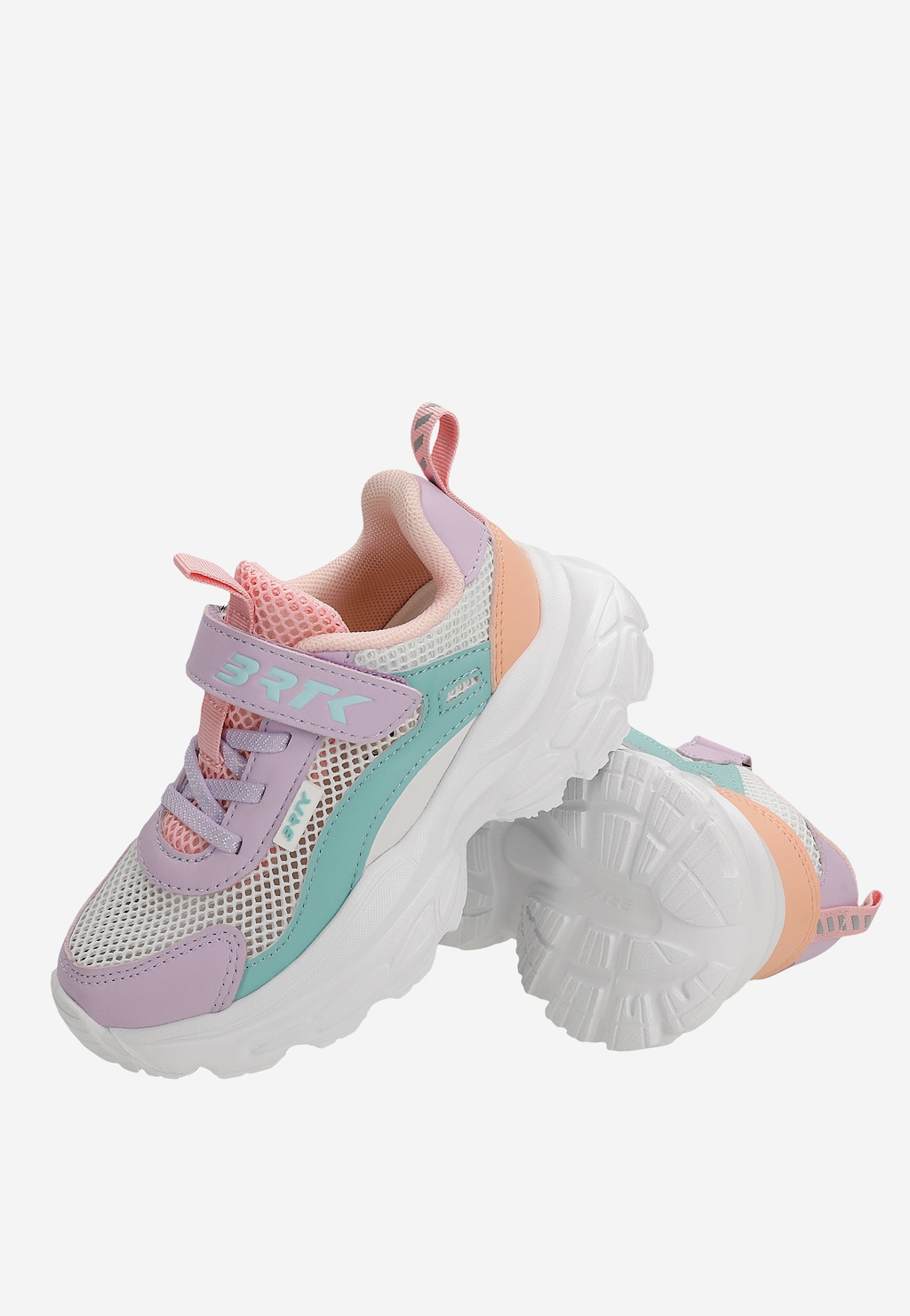 Barevné tenisky pro dívky na masivní podrážce BARTEK 87008-16 Widok 9