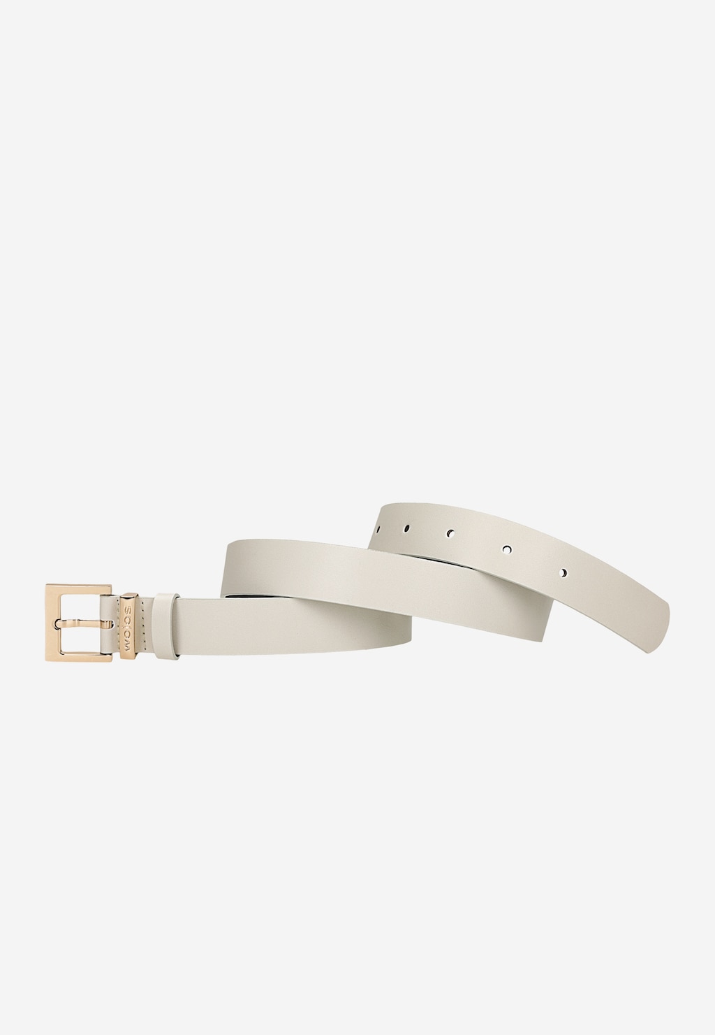 Elegancki pasek damski z złotą klamrą 93090-59 Widok 2