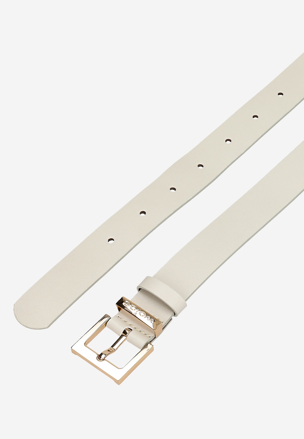 Elegancki pasek damski z złotą klamrą 93090-59 Widok 4