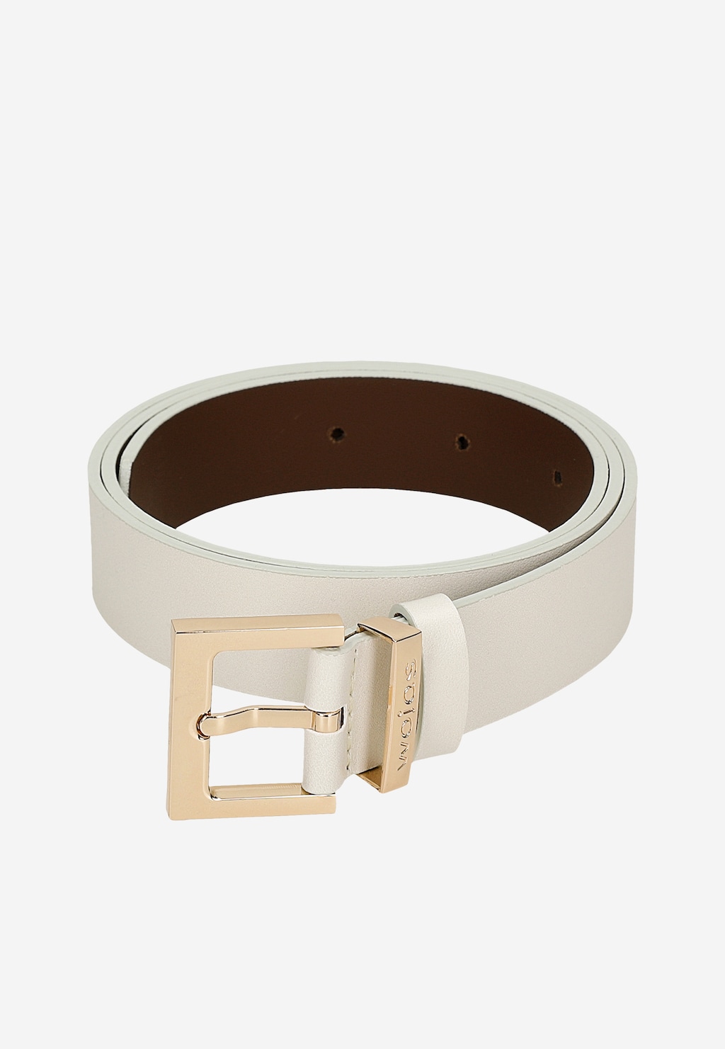 Elegancki pasek damski z złotą klamrą 93090-59 Widok 5