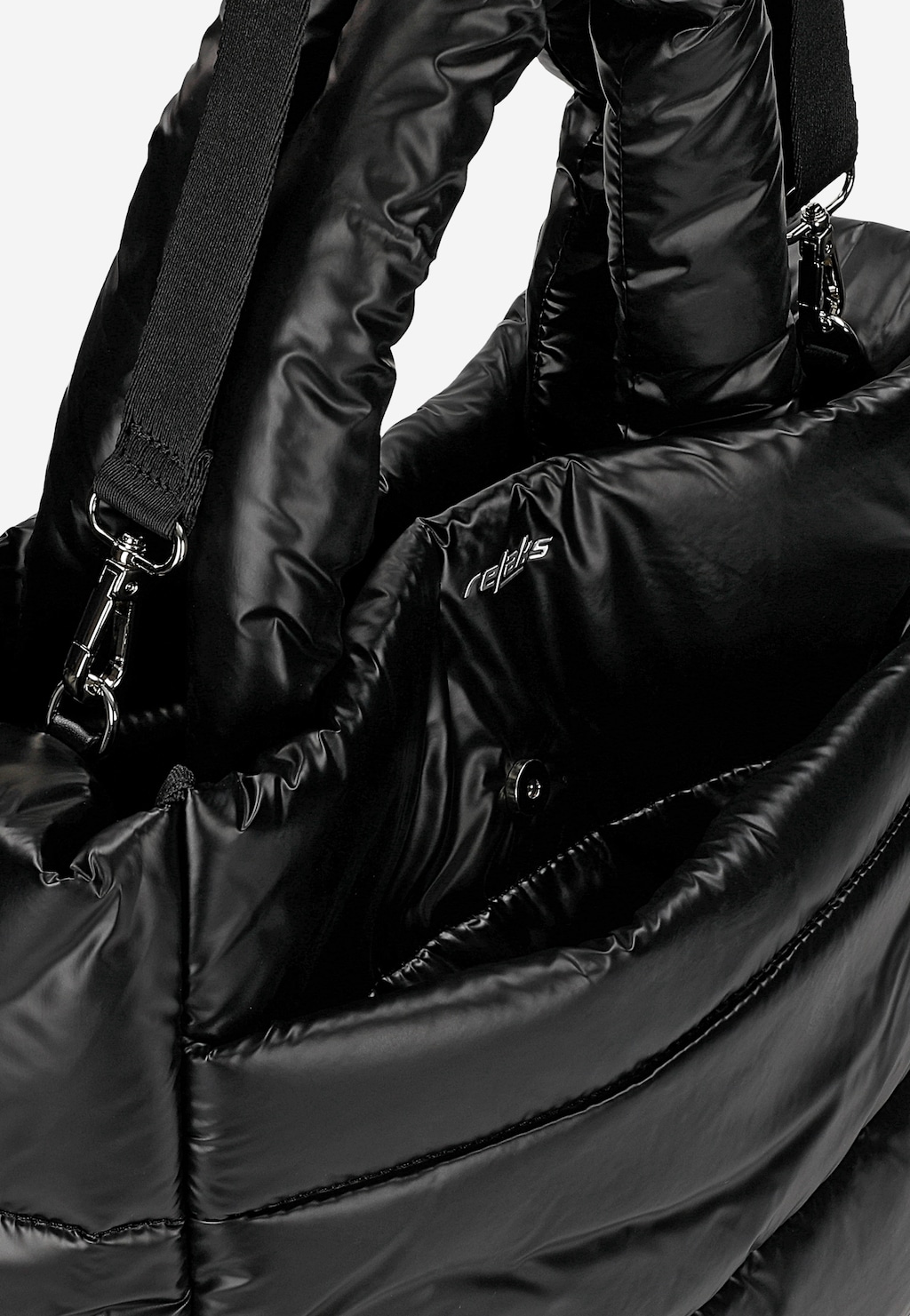 Czarna casualowa torebka damska RELAKS R8031211 Widok 6