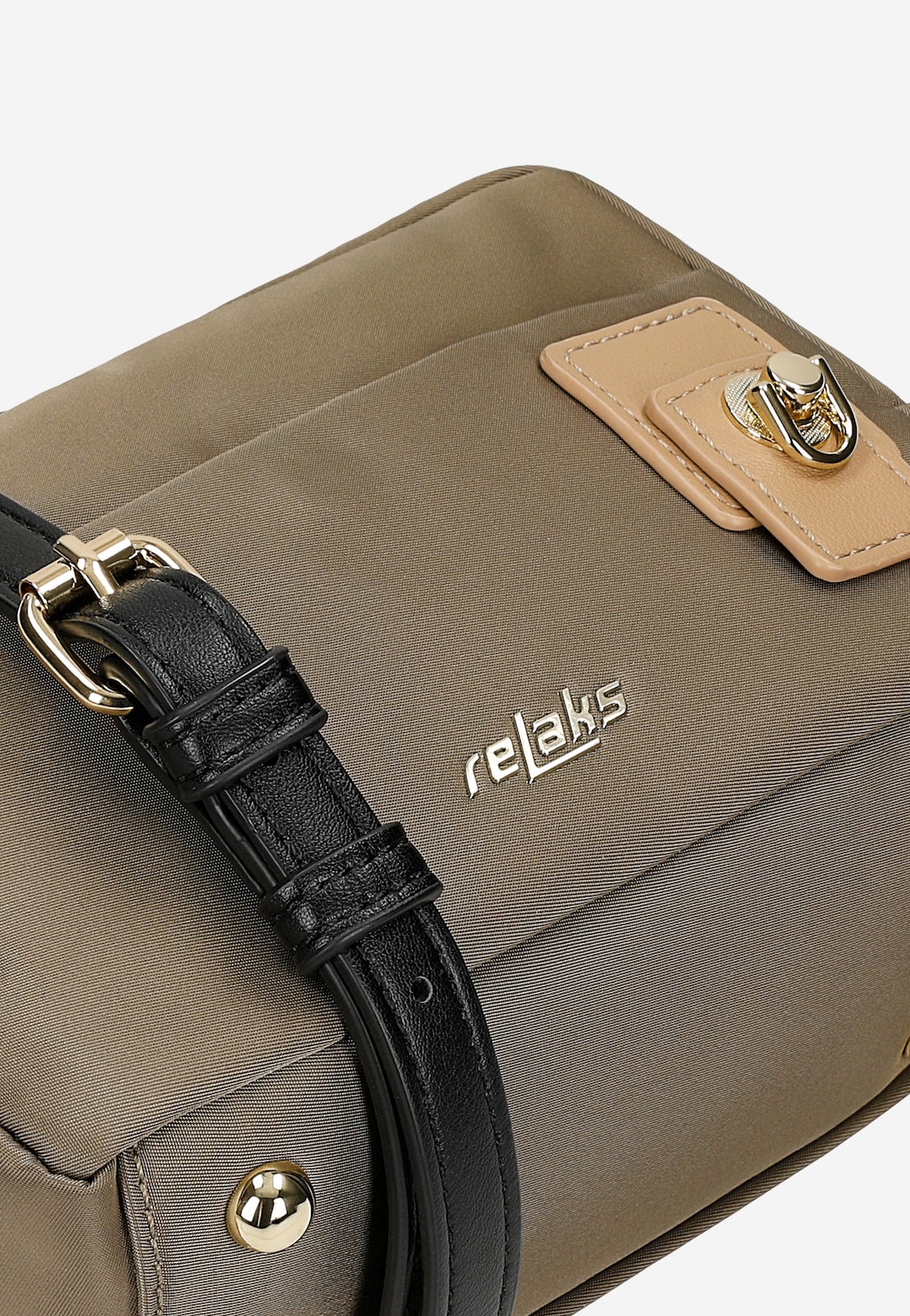 Beżowa torebka damska RELAKS R80307-17 Widok 8