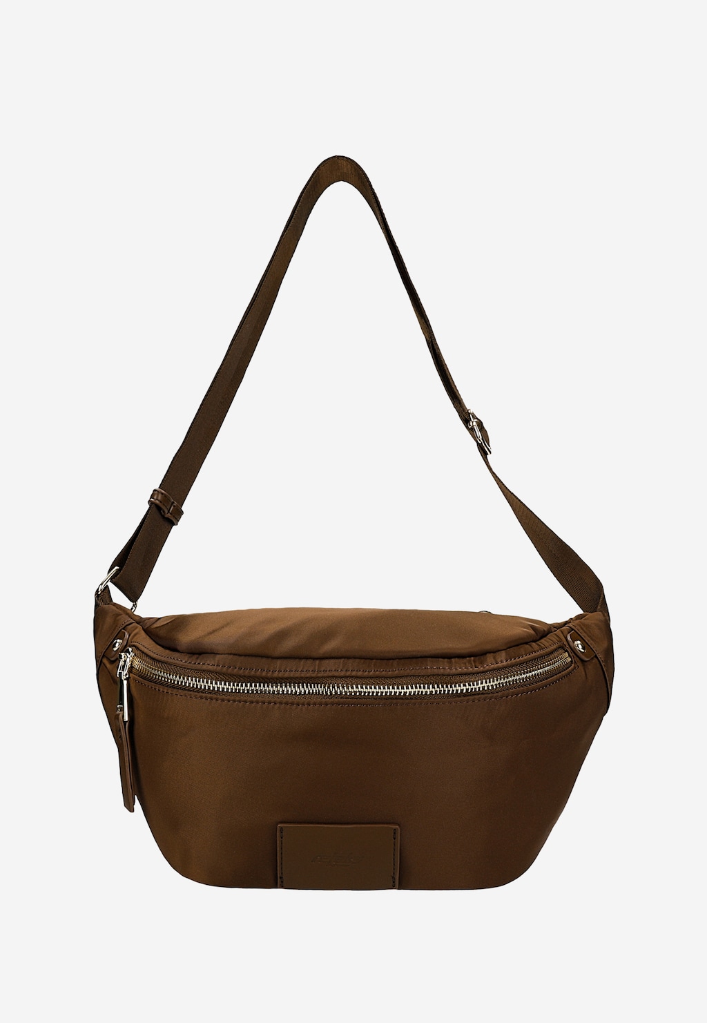 Brązowa nerka damska RELAKS ze złotym zamkiem R80304-12 Widok 4