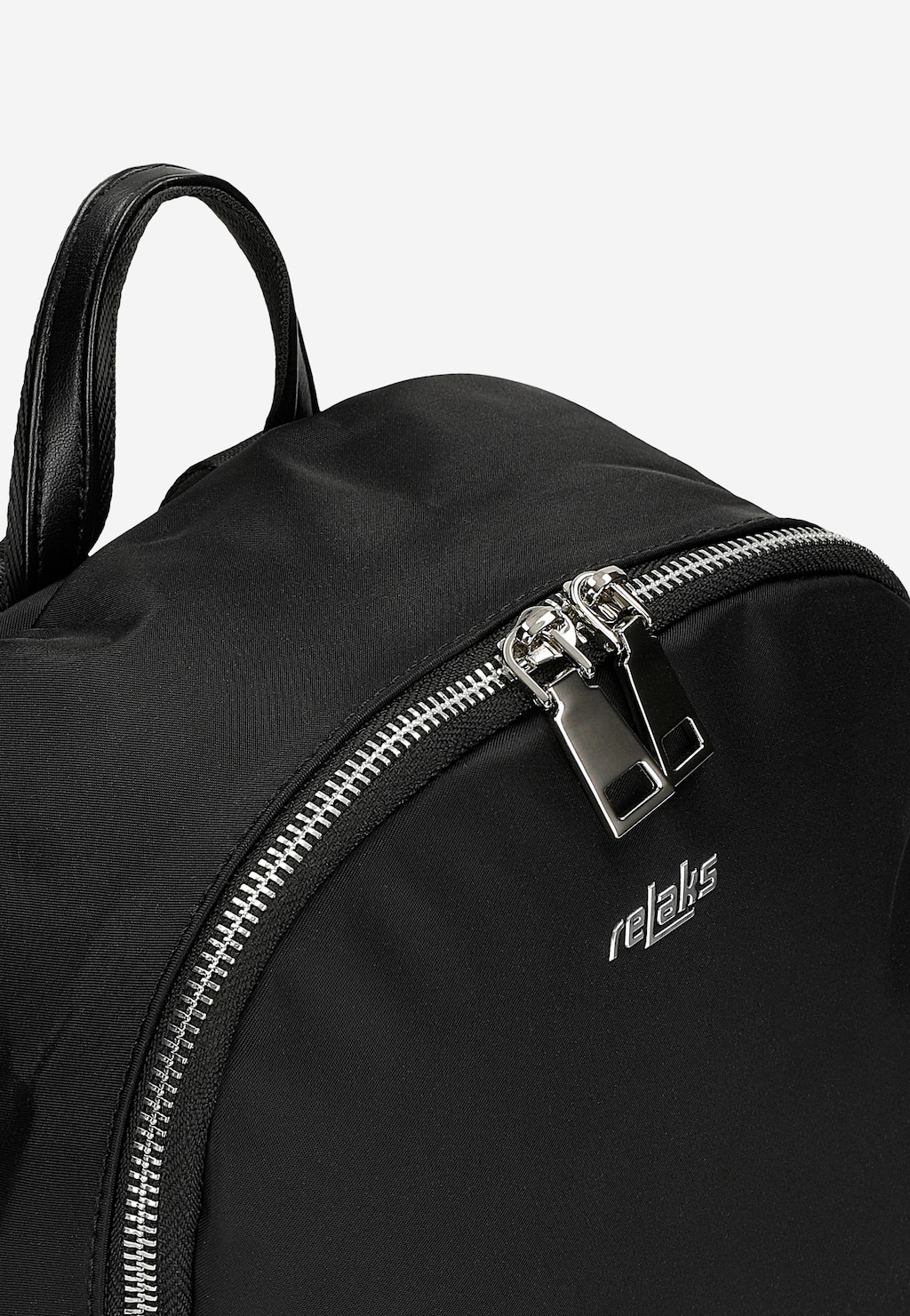 Mały czarny plecak damski RELAKS R90011-11 Widok 7