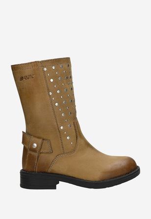 Zateplené kotníkové topánky BARTEK T-54162/C6 II, pre dievčatá, hnedé