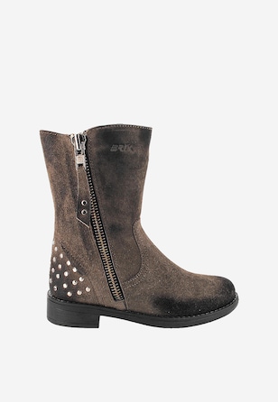 Zateplené členkové topánky BARTEK T-54163/W37, pre dievčatá, hnedé