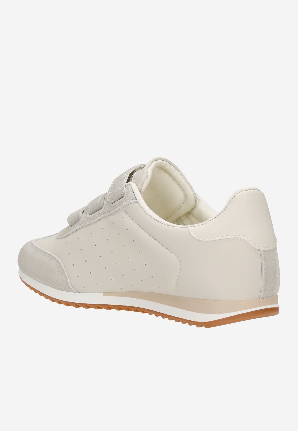 Beżowe sneakersy RELAKS zapinane na rzep R46188-14 Widok 3