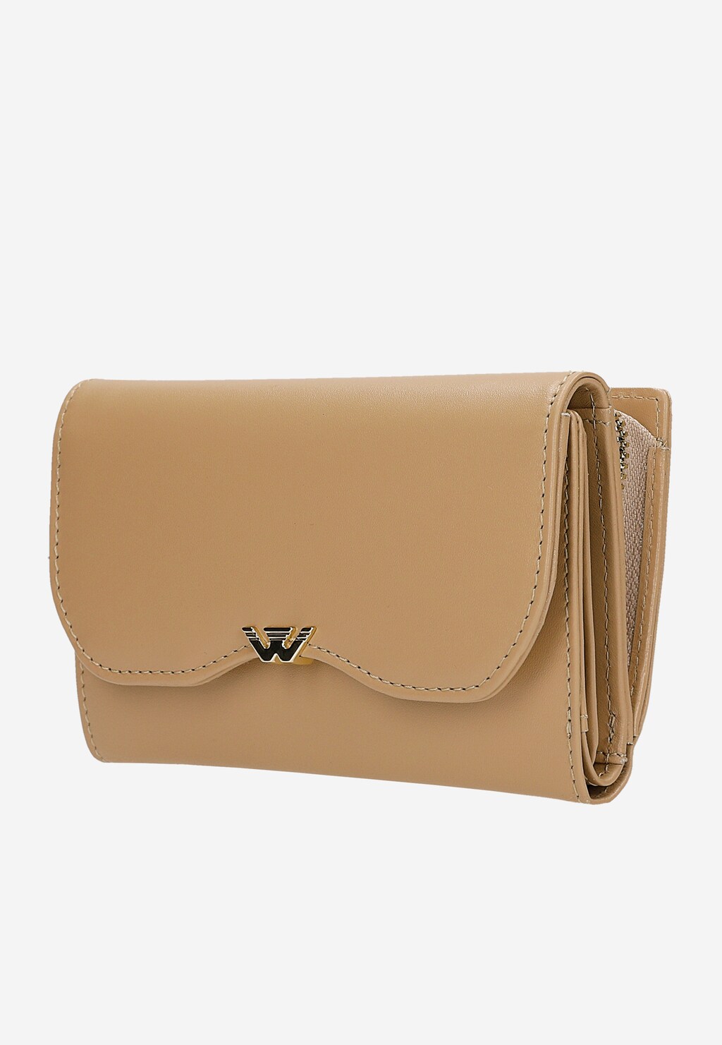 Beżowy portfel damski ze skóry naturalnej 91095-54 Widok 2