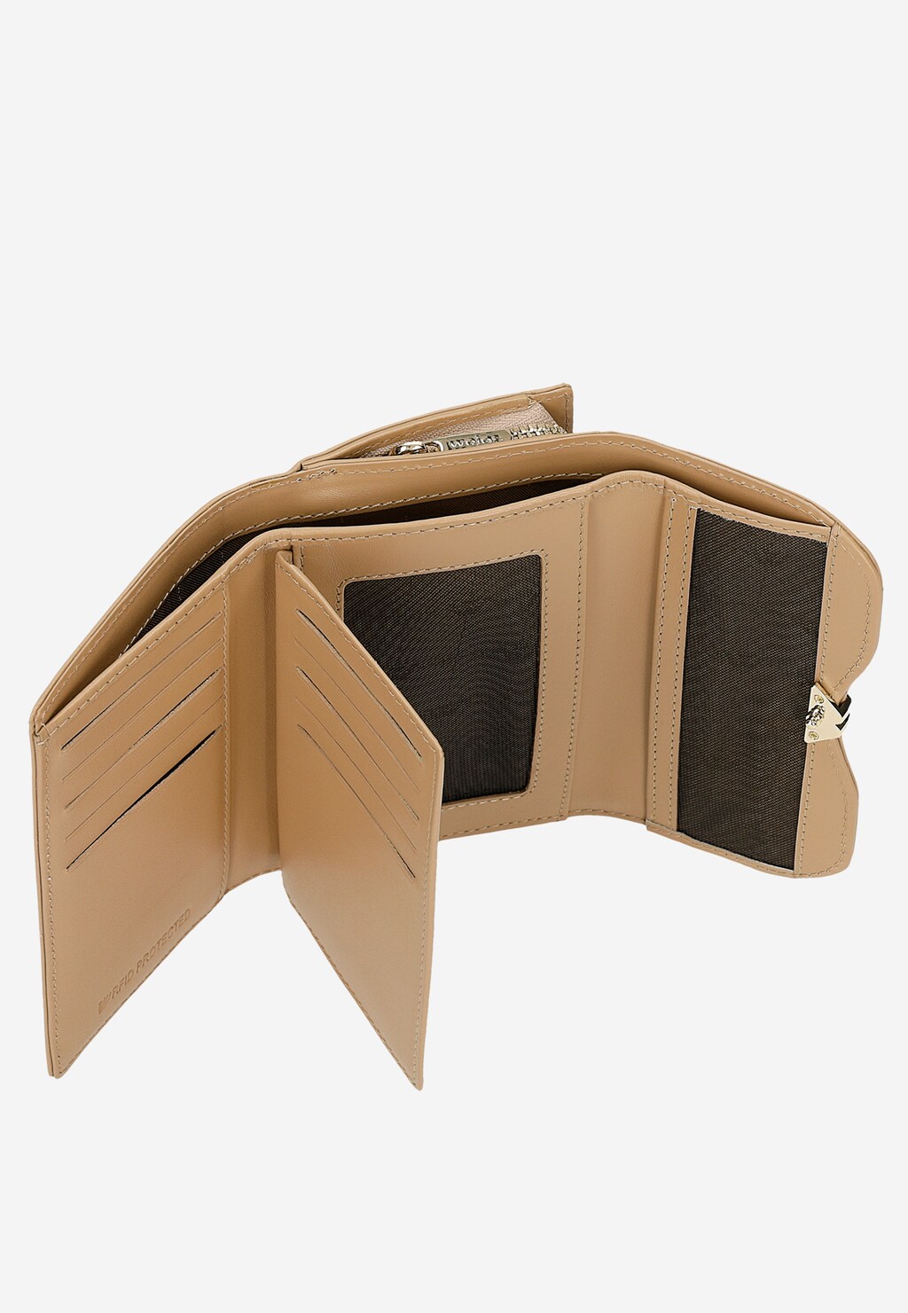 Beżowy portfel damski ze skóry naturalnej 91095-54 Widok 6