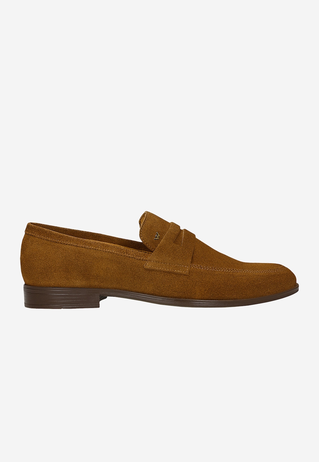 Brązowe mokasyny męskie penny loafers 10294-63 Widok 1
