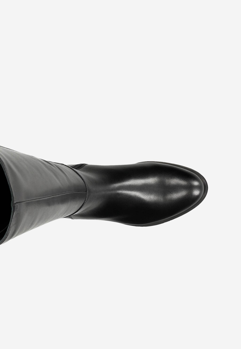 Čierne dámske čižmy typu jazdecké 71011-71 Widok 5