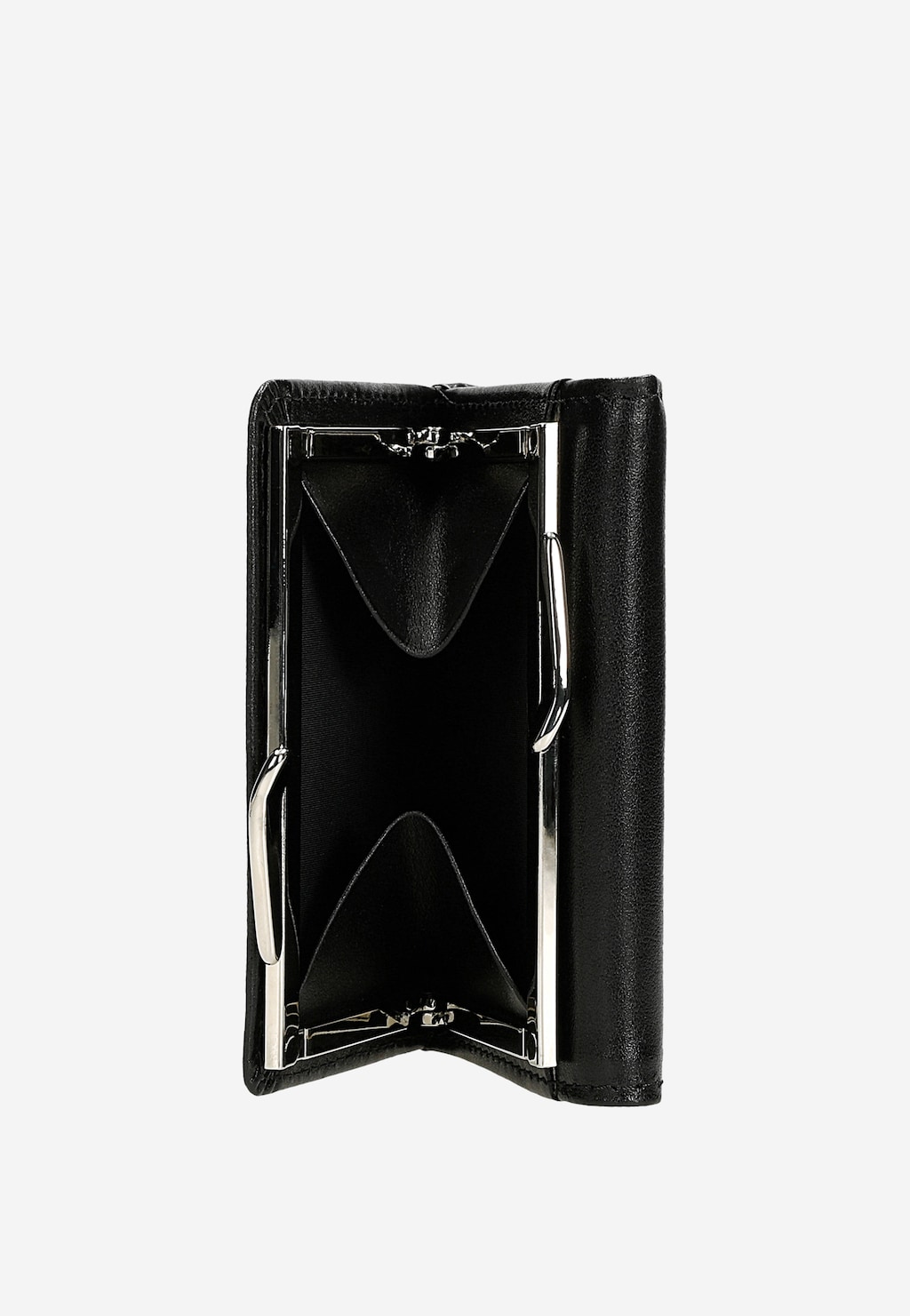 Malá čierna dámska peňaženka z lícnej kože 91133-51 Widok 5