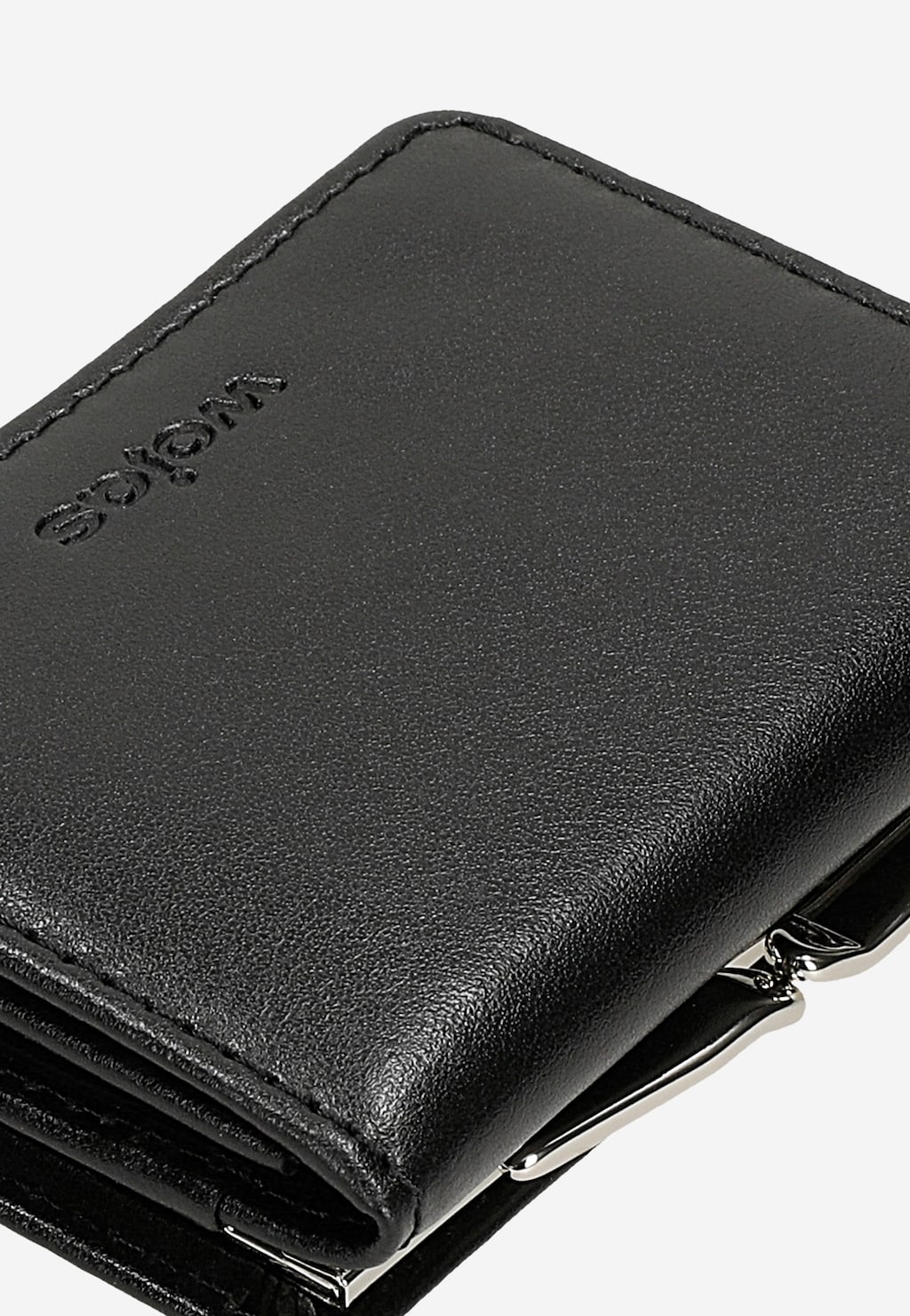 Malá čierna dámska peňaženka z lícnej kože 91133-51 Widok 8