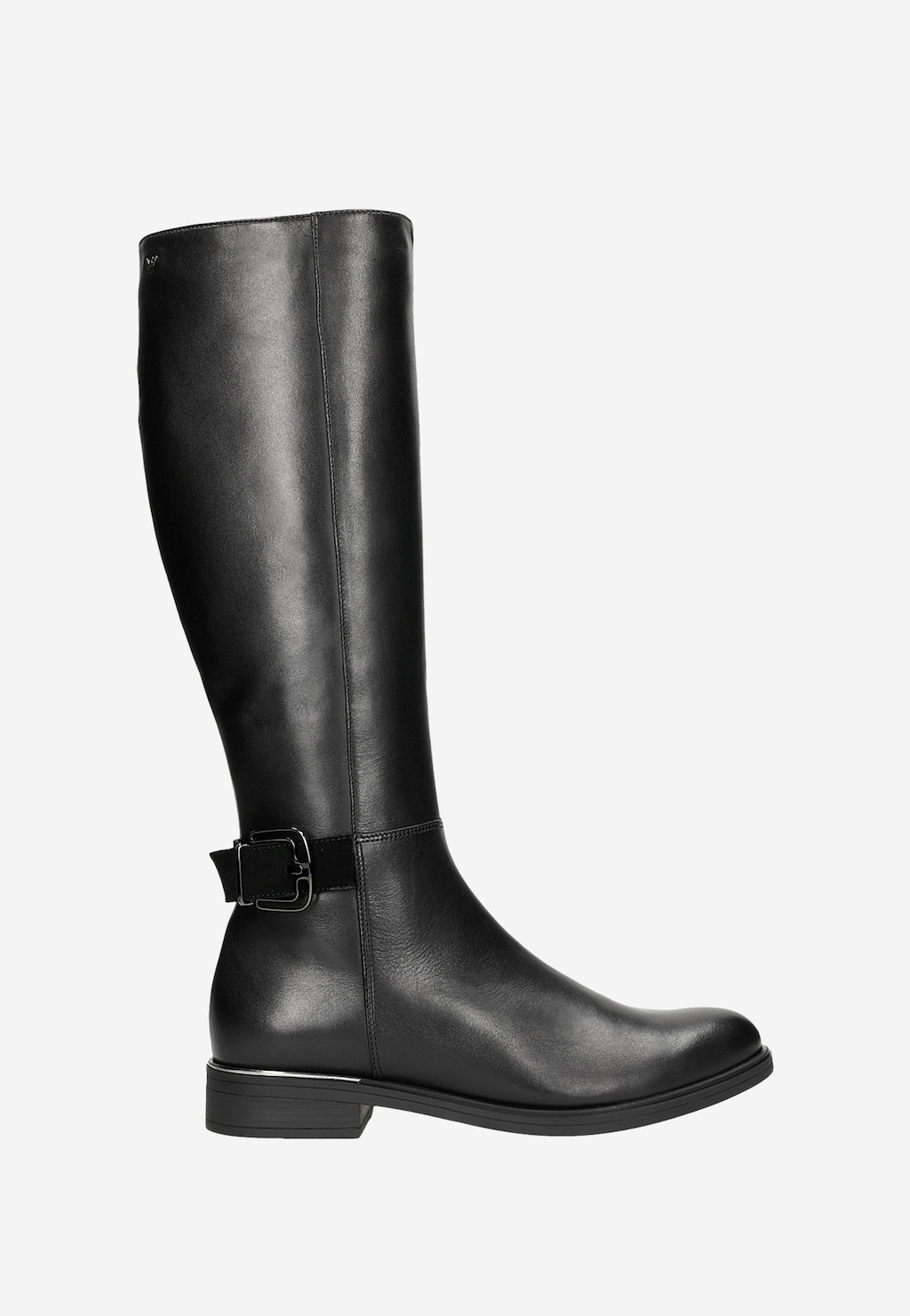 Czarne kozaki damskie typu oficerki 71011-71 Widok 2