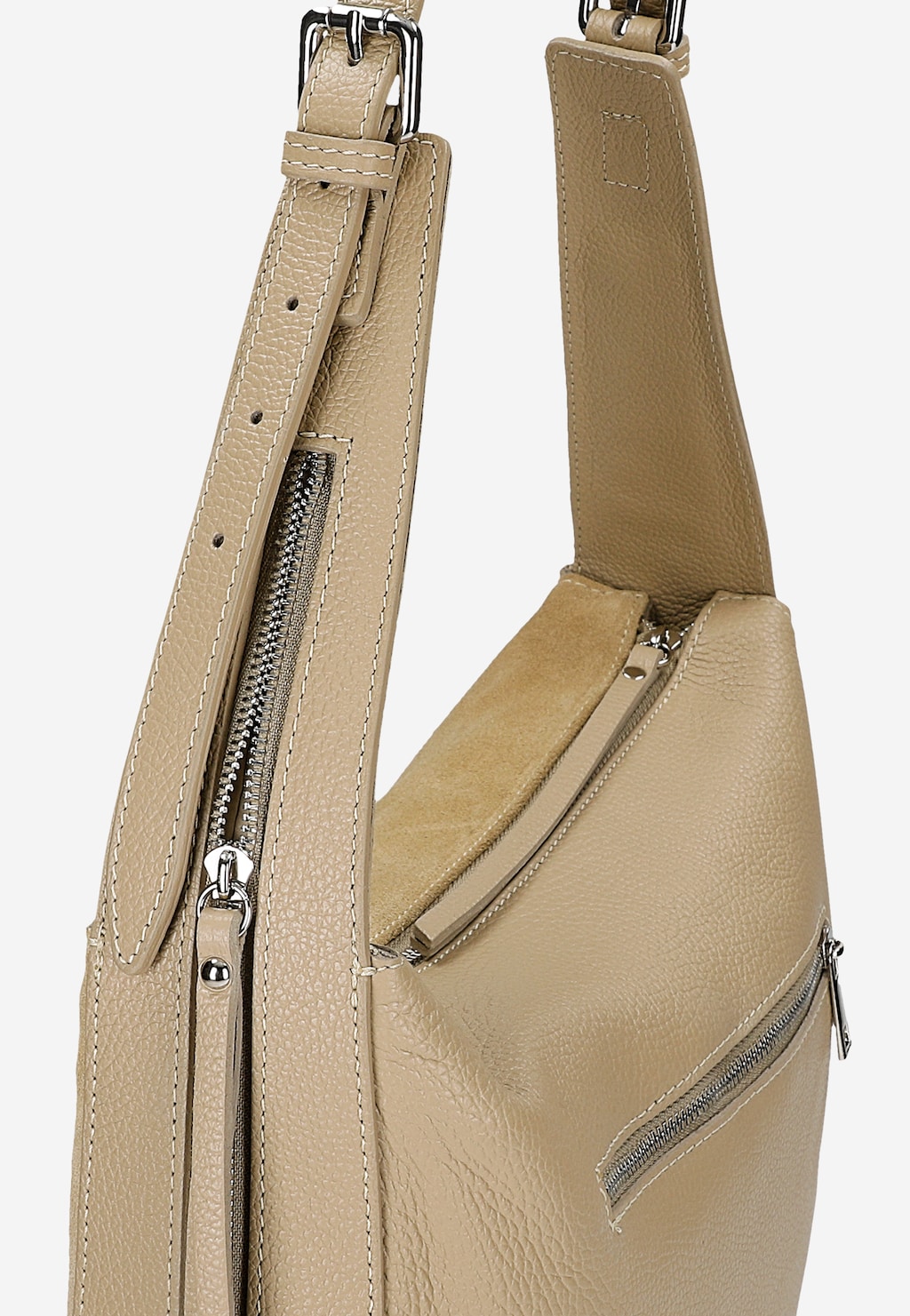 Duża torebka z łączonych skór 80367-74 Widok 6