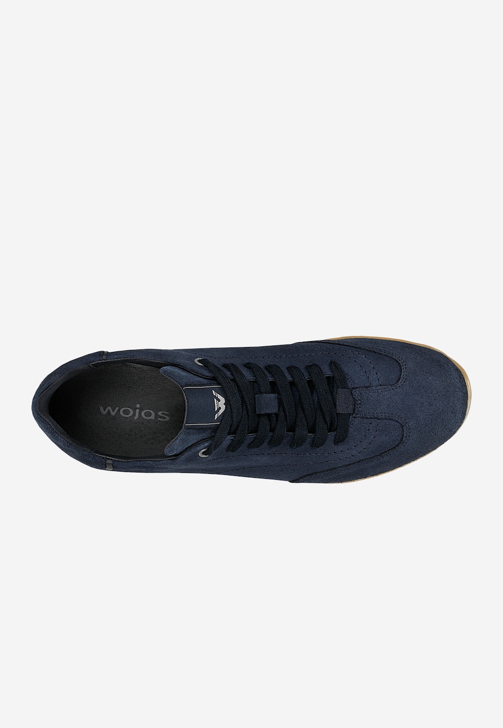 Granatowe sneakersy męskie na niskiej podeszwie 10300-76 Widok 4