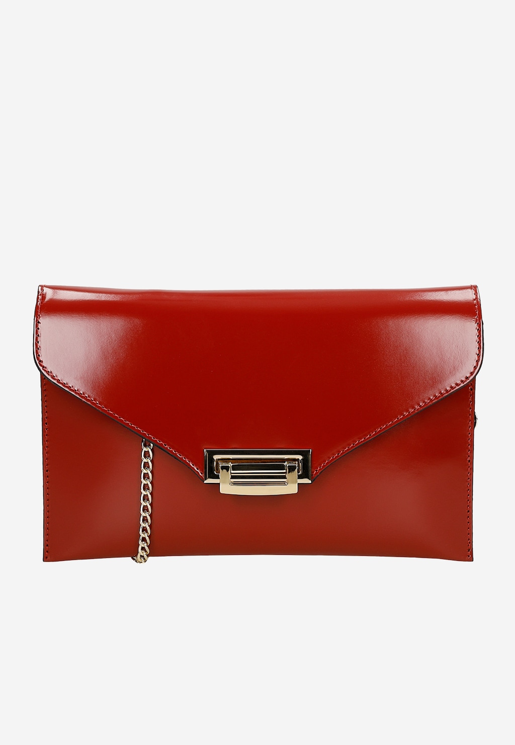 Červená kožená dámská kabelka 80465-55 Widok 2