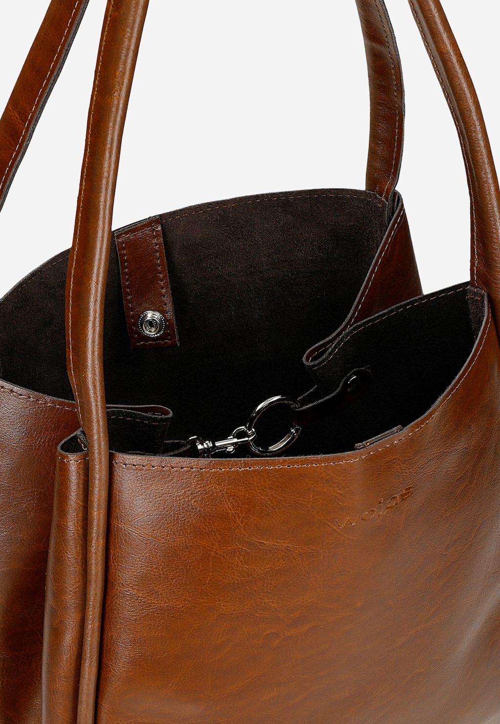 Veľká hnedá dámska kabelka 80452-52 Widok 6