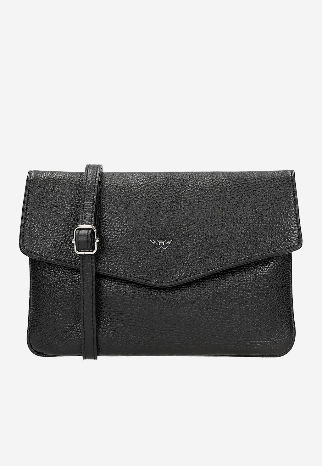 Malá čierna dámska kabelka z lícnej kože 80412-51 Widok 2