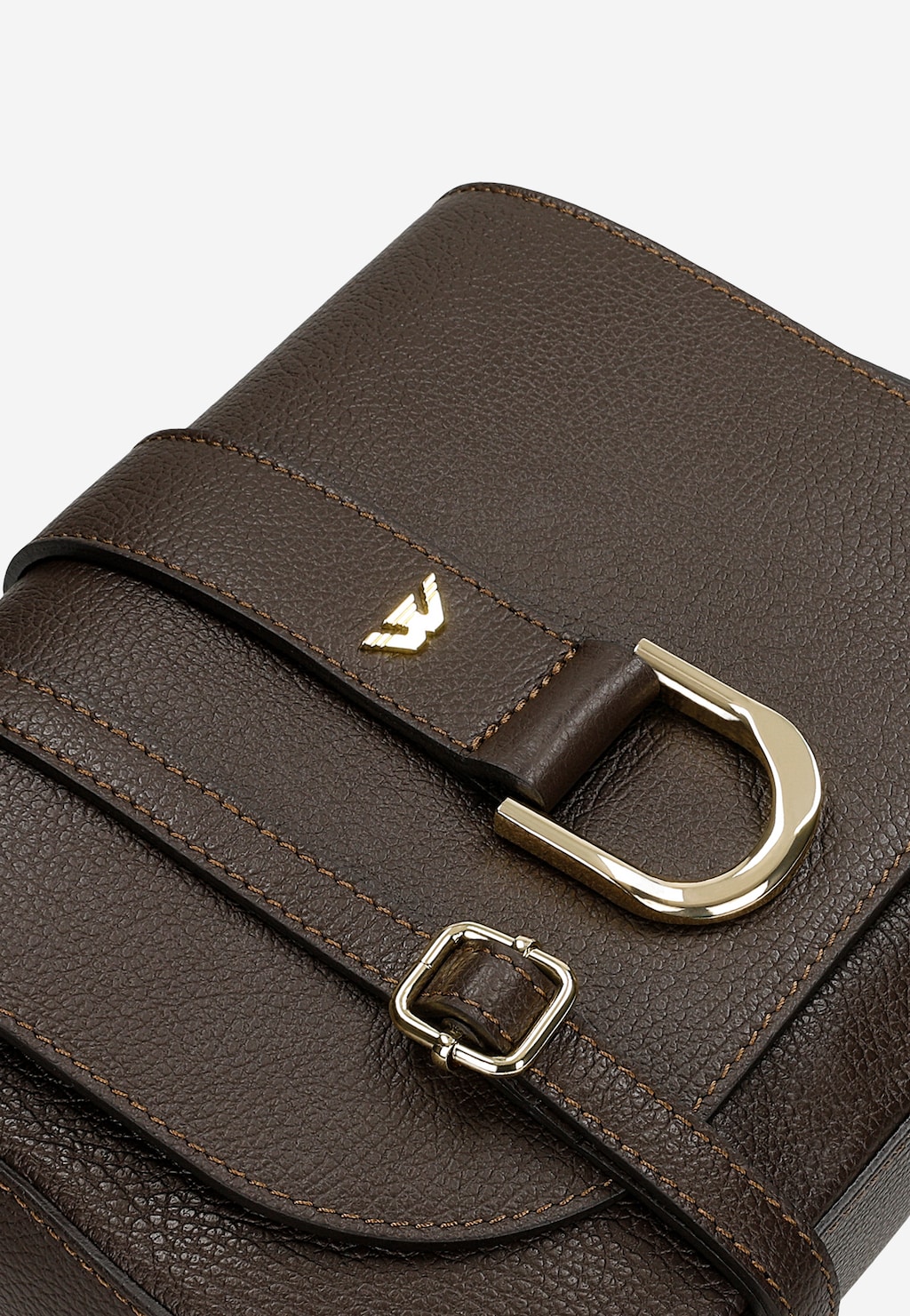 Malá kožená kabelka v čokoládovo hnedej farbe 80385-52 Widok 10