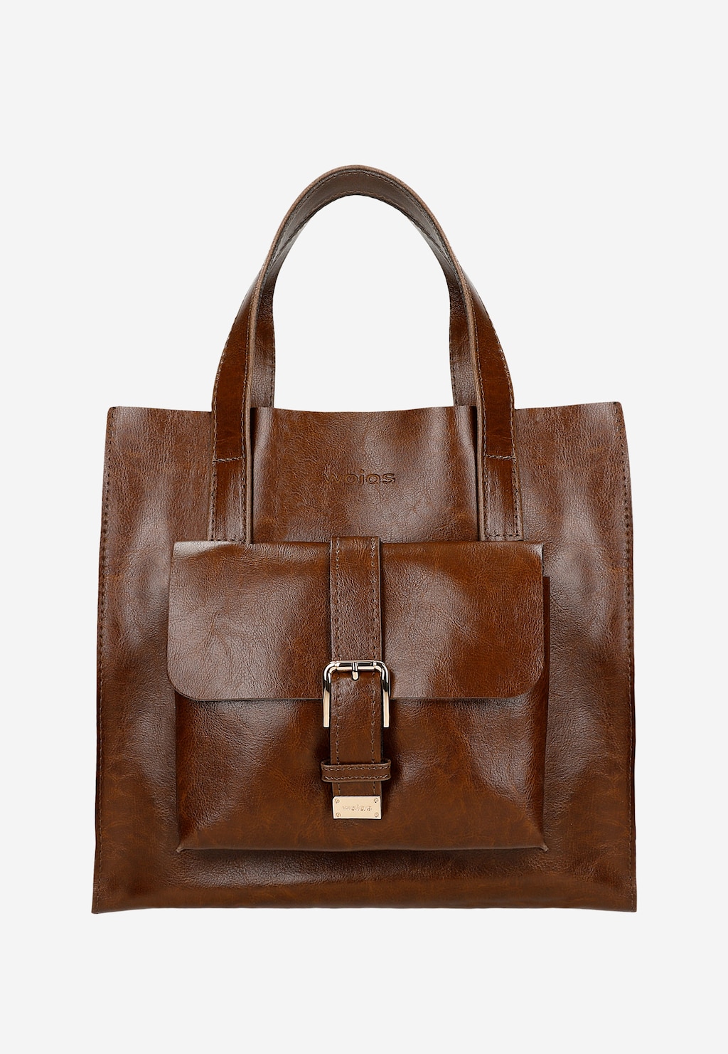 Brązowa torebka damska ze złotymi elementami 80348-52 Widok 2