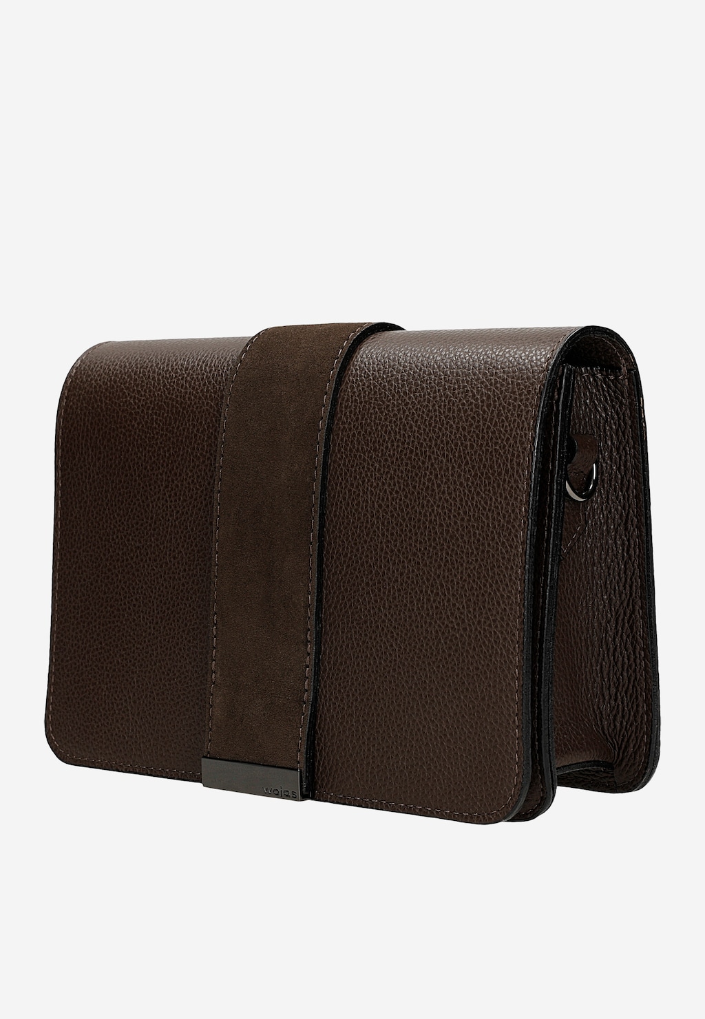 Tmavohnedá čokoládová dámska kabelka crossbody 80187-72 Widok 3