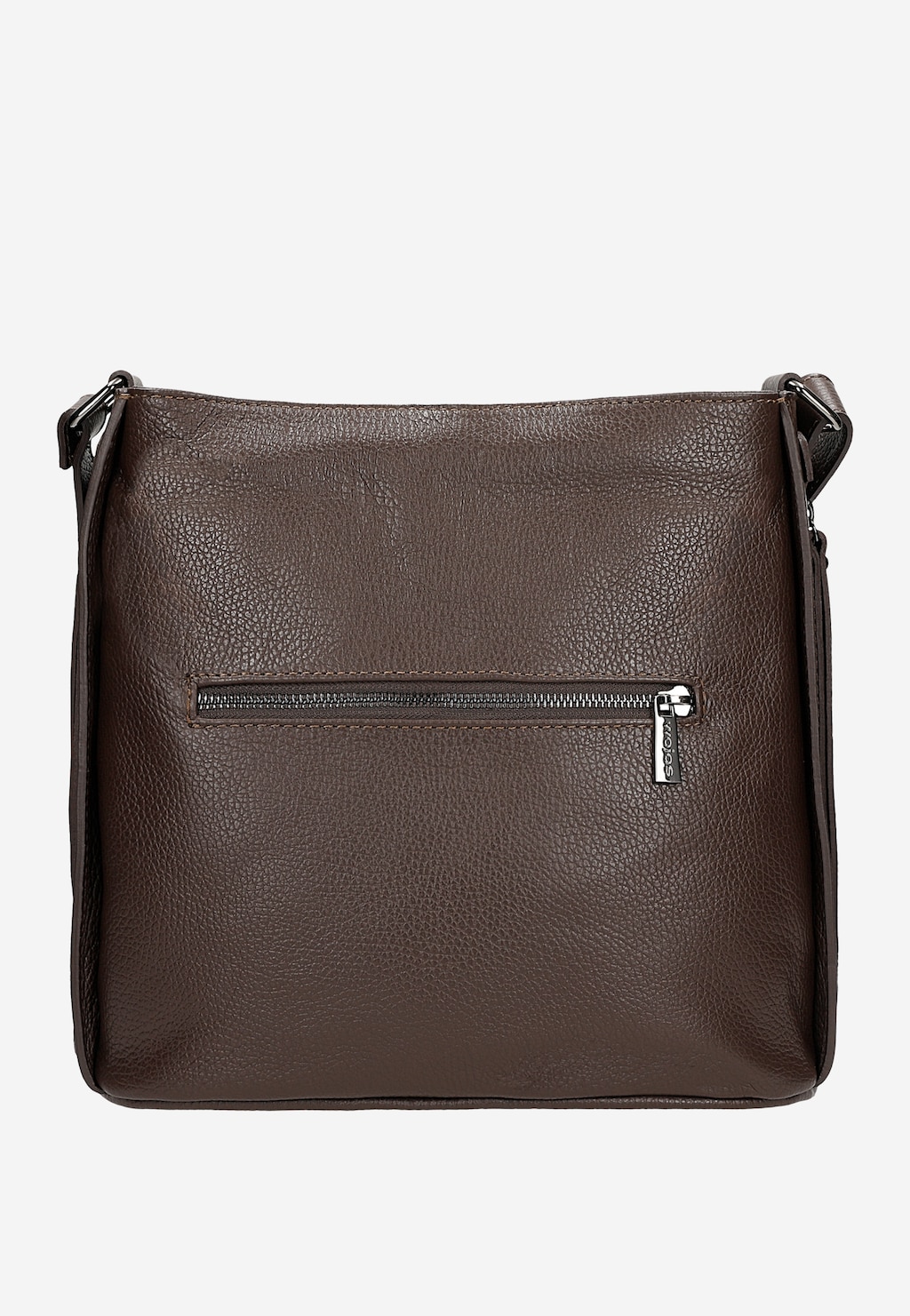 Tmavohnedá dámska kabelka z kombinovaných kôž 80067-72 Widok 4