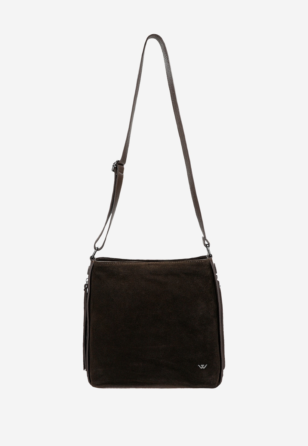 Tmavohnedá dámska kabelka z kombinovaných kôž 80067-72 Widok 5