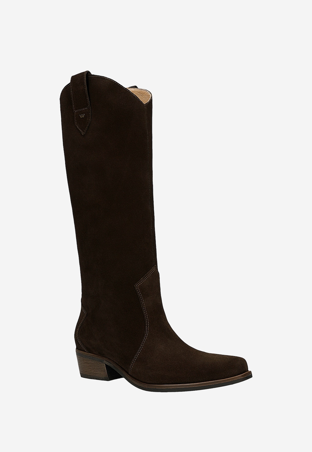 Vysoké tmavohnedé kovbojské čižmy dámske 71154-62 Widok 3