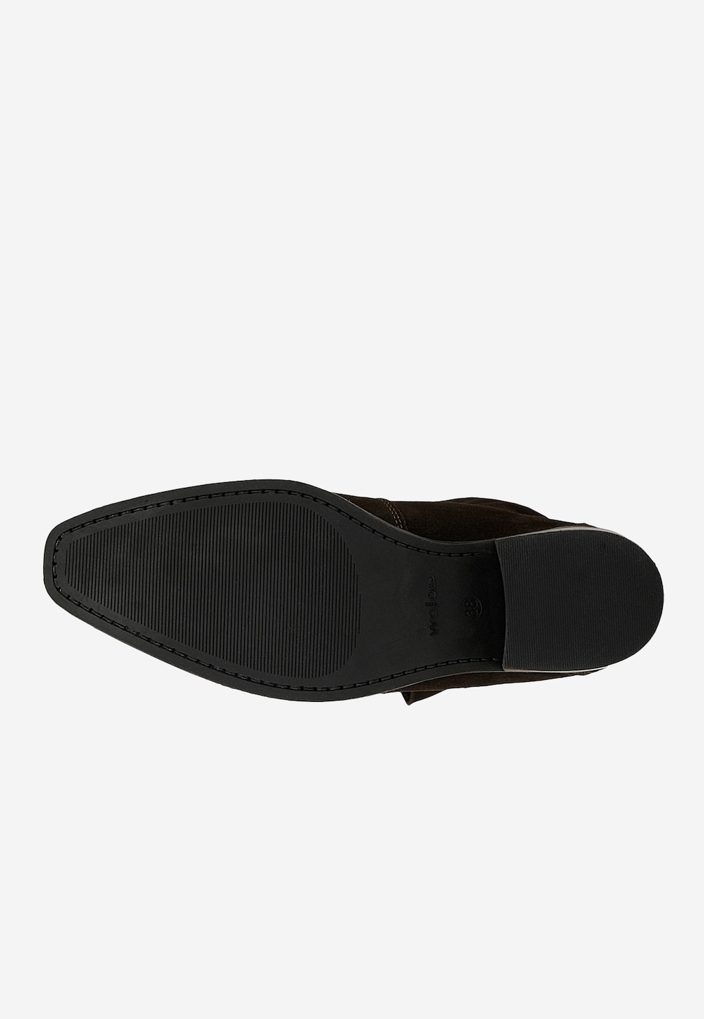 Vysoké tmavohnedé kovbojské čižmy dámske 71154-62 Widok 6