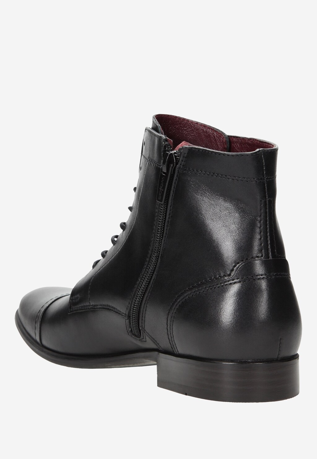 Czarne męskie trzewiki 4292-50 Widok 3