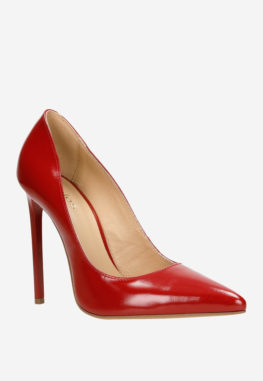 Pocit sebavedomia s dámskymi lodičkami v odtieňoch červenej 35053-55 Widok 3