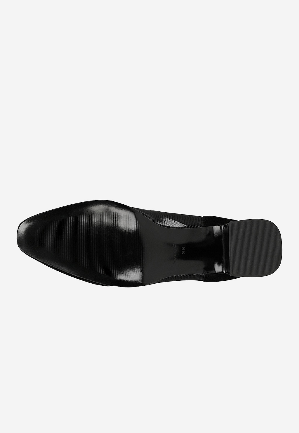 Čierne večerné lodičky so sieťkou 35181-81 Widok 6