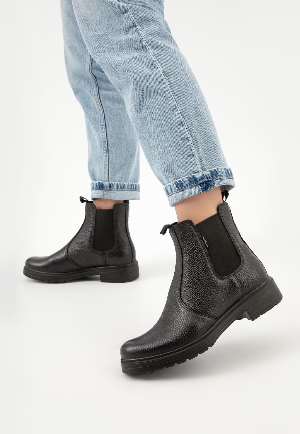 Čierne dámske štýblety z kolekcie CODE30 55089-51 Widok 7