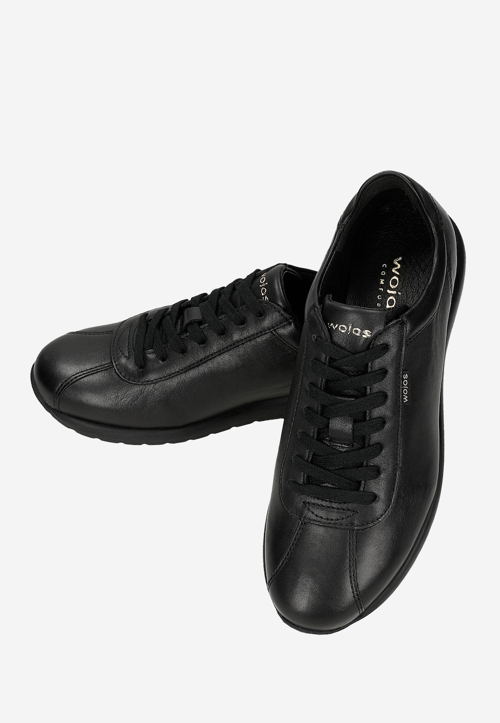 Čierne dámske poltopánky typu tenisky 46357-51 Widok 7