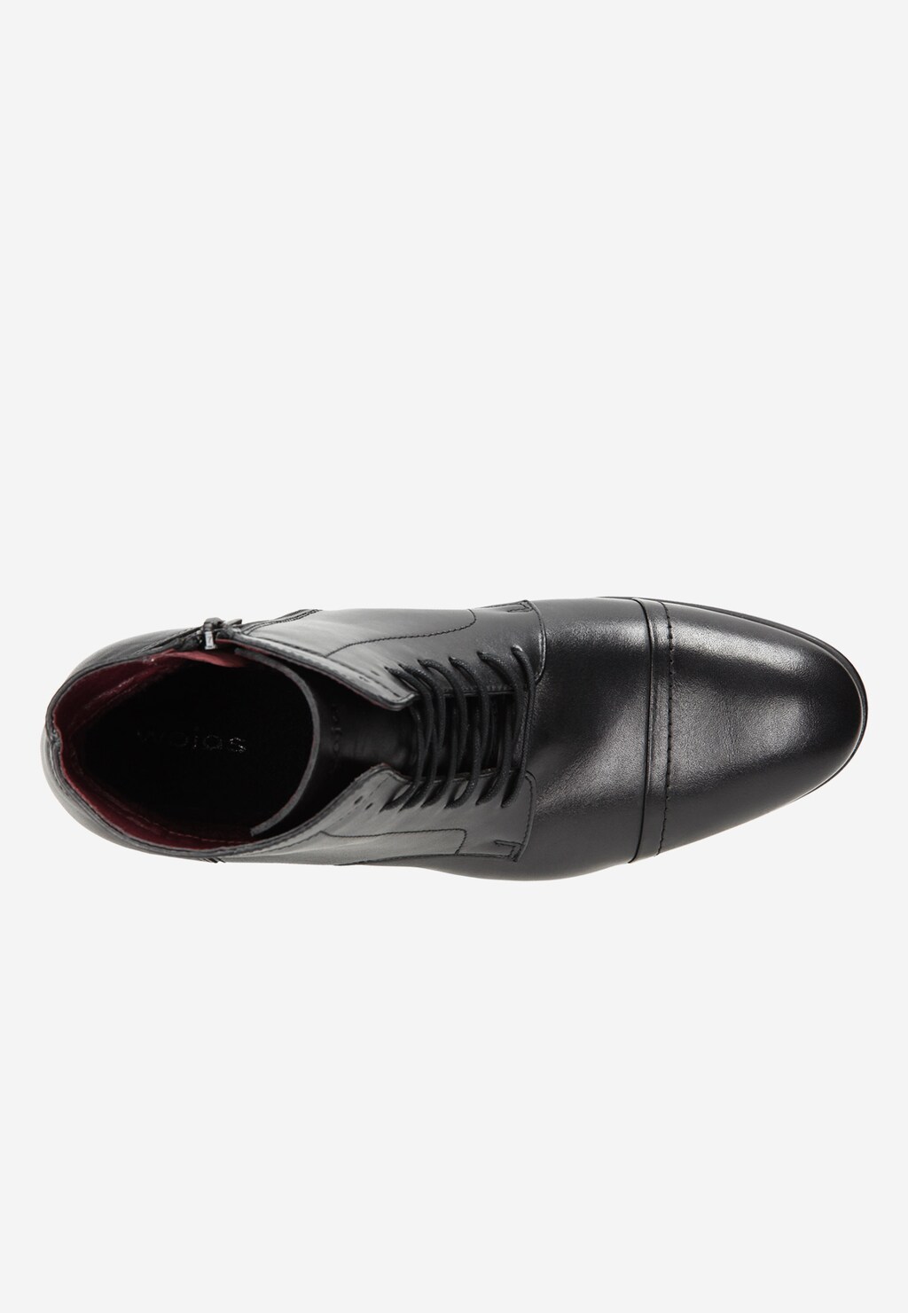 Czarne męskie trzewiki 4292-50 Widok 4