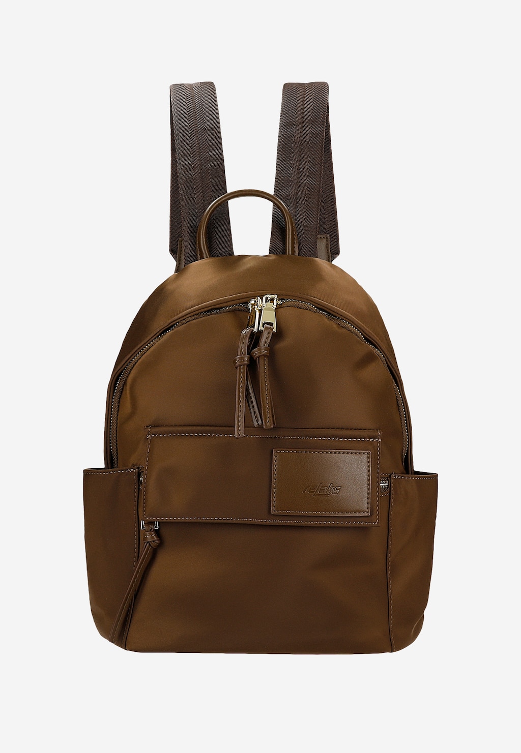 Mały brązowy plecak damski RELAKS R90010-12 Widok 1