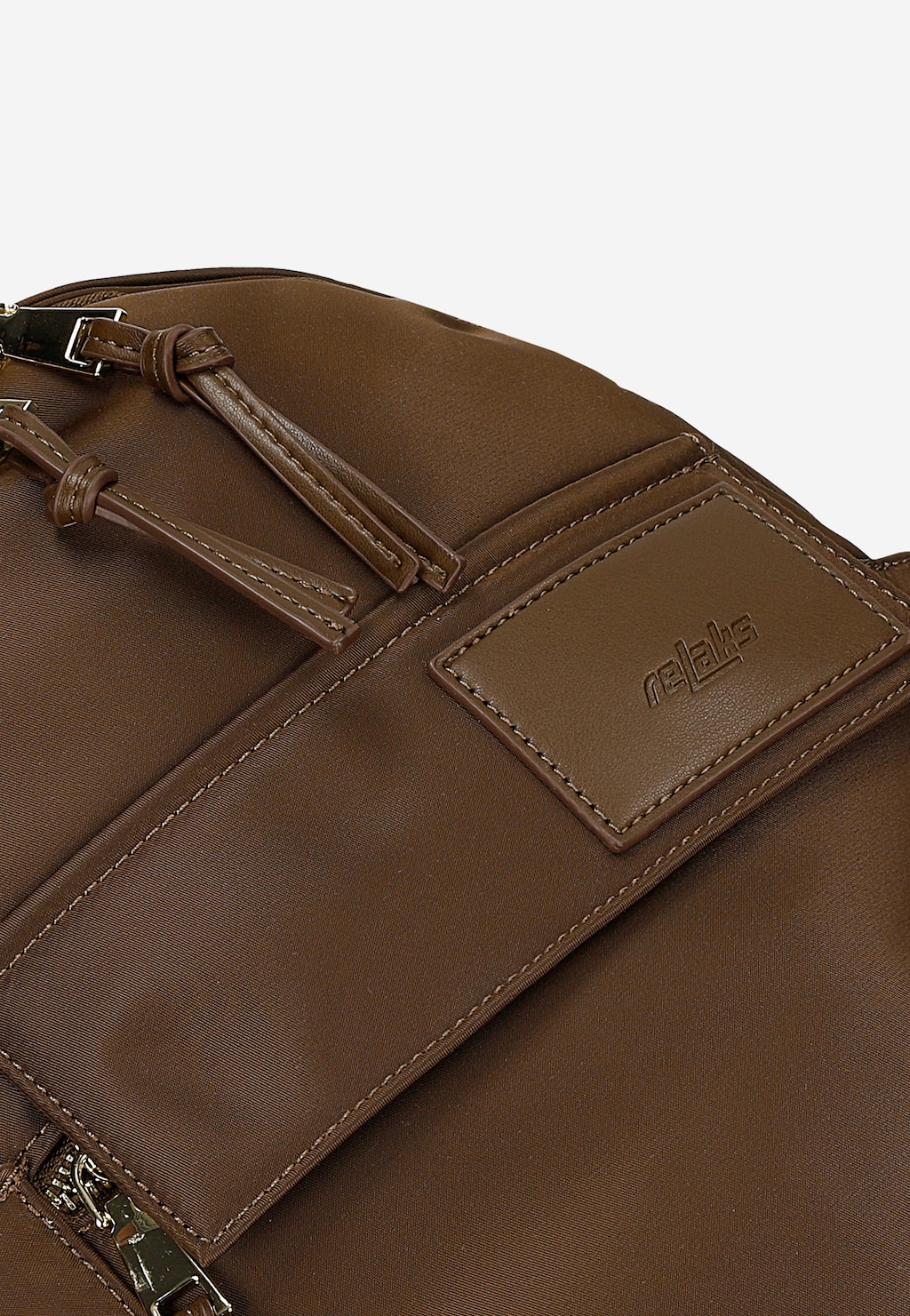 Mały brązowy plecak damski RELAKS R90010-12 Widok 7