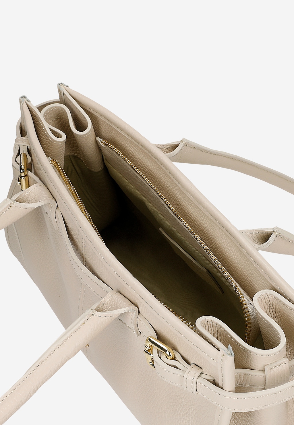 Beżowa damska torebka skórzana 80479-59 Widok 4