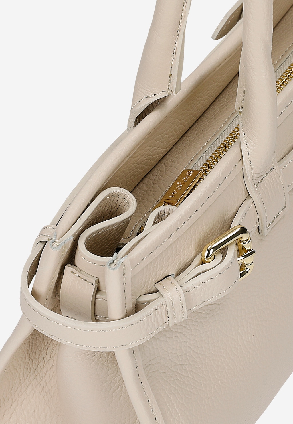 Beżowa damska torebka skórzana 80479-59 Widok 5