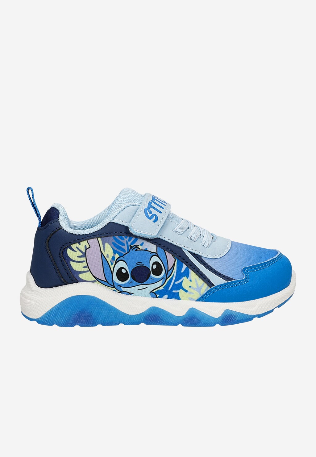 Niebieskie sneakersy Stitch ze świecącą podeszwą BARTEK 87040-46 Widok 1