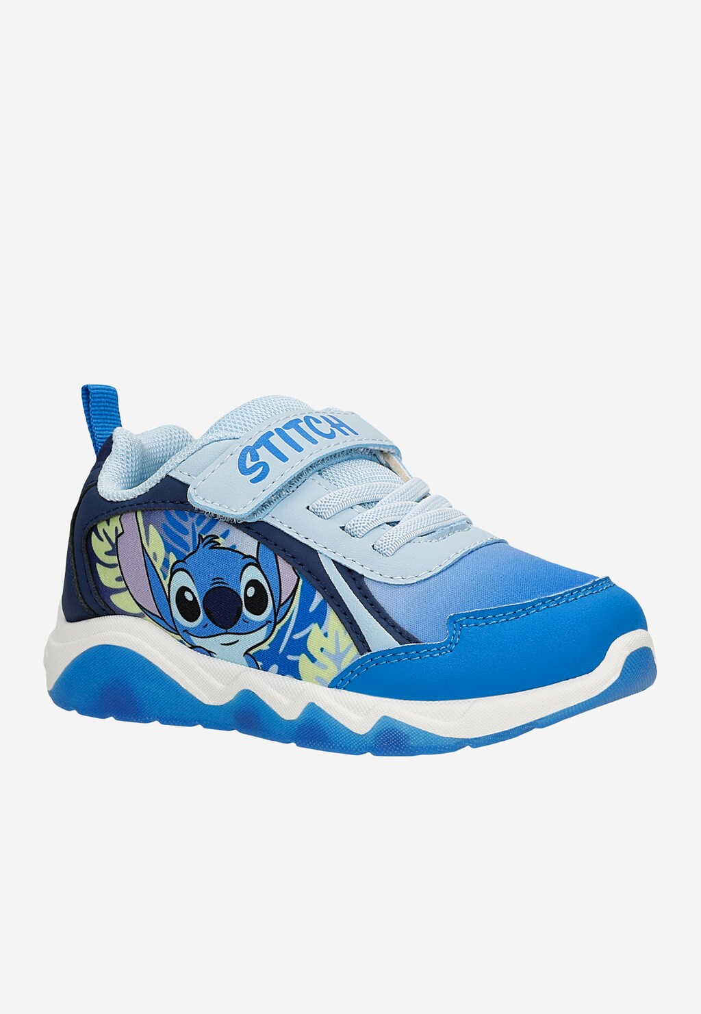 Niebieskie sneakersy Stitch ze świecącą podeszwą BARTEK 87040-46 Widok 2
