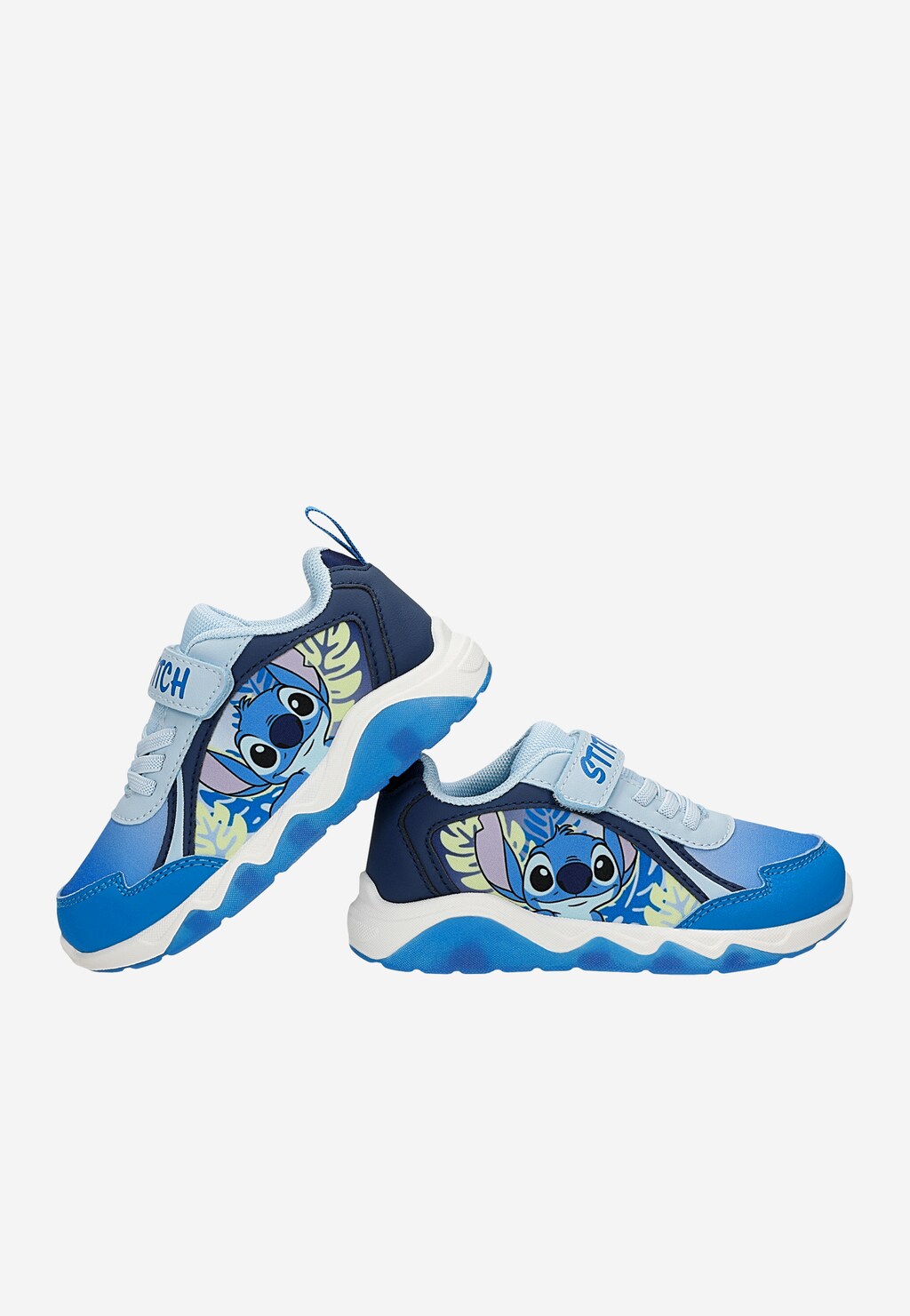 Niebieskie sneakersy Stitch ze świecącą podeszwą BARTEK 87040-46 Widok 6