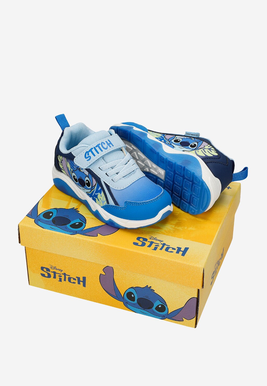 Niebieskie sneakersy Stitch ze świecącą podeszwą BARTEK 87040-46 Widok 8