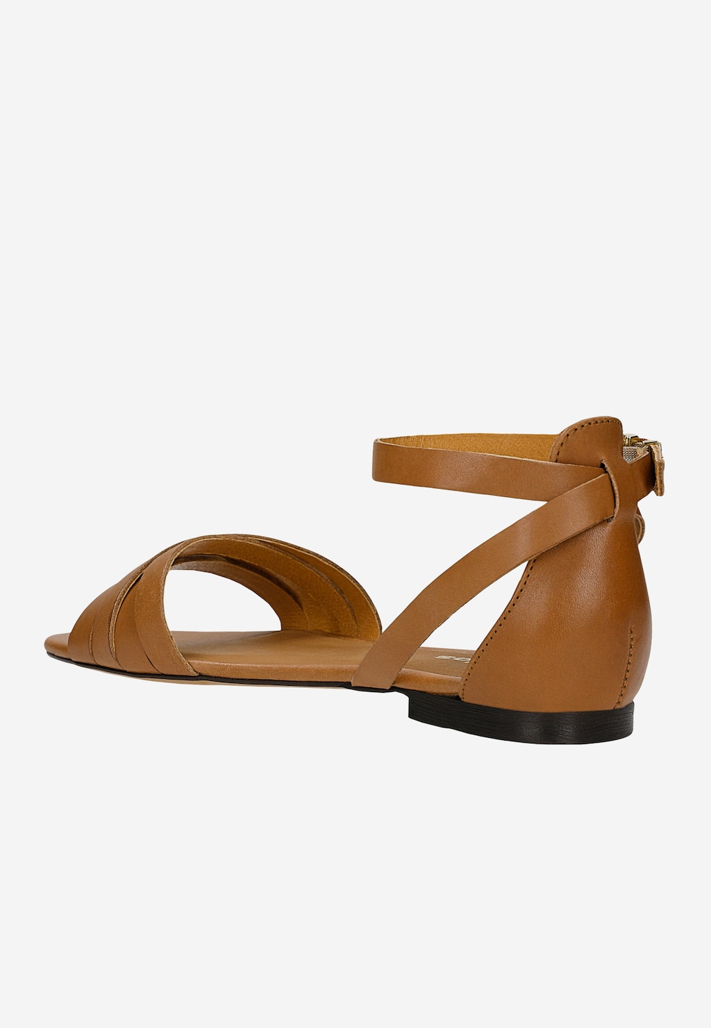 Brązowe sandały damskie w stylu urban 76015-53 Widok 4