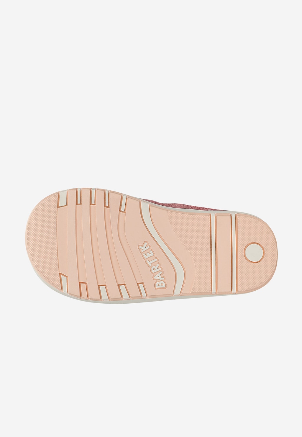 Różowe półsandały dziewczęce z błyszczącymi serduszkami BARTEK 86005-85 Widok 5