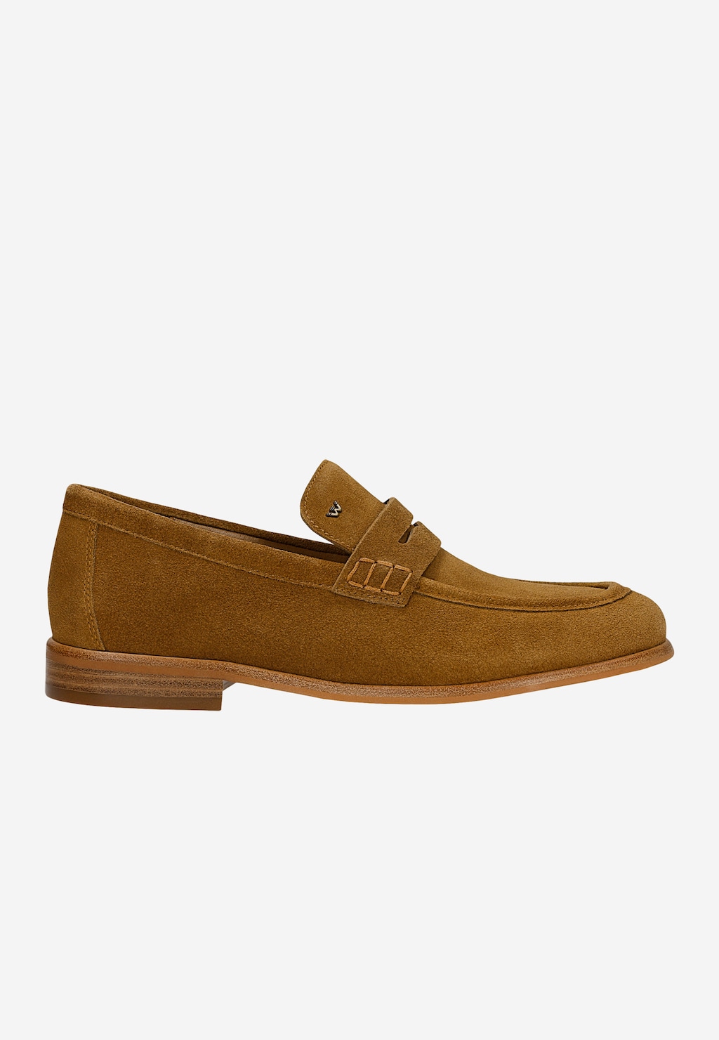 Brązowe mokasyny damskie penny loafers 46392-63 Widok 1