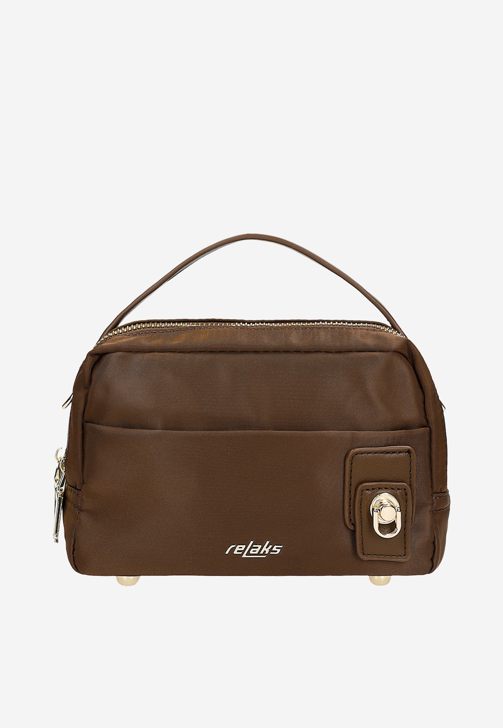 Mała brązowa torebka damska RELAKS R80307-12 Widok 1